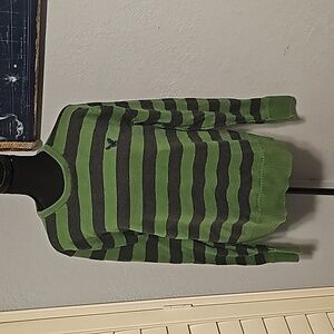 American Eagle Outfitters Mens L Vintage Fit Striped Crewneck Sweater AE Warm ❄️